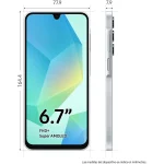 Samsung Galaxy A16 LTE, Gray, 128 GB, 4GB RAM, 6.7" FHD+ Super AMOLED, Mediatek G99 Octa-core, 5000 mAh, Android - Imagen 2